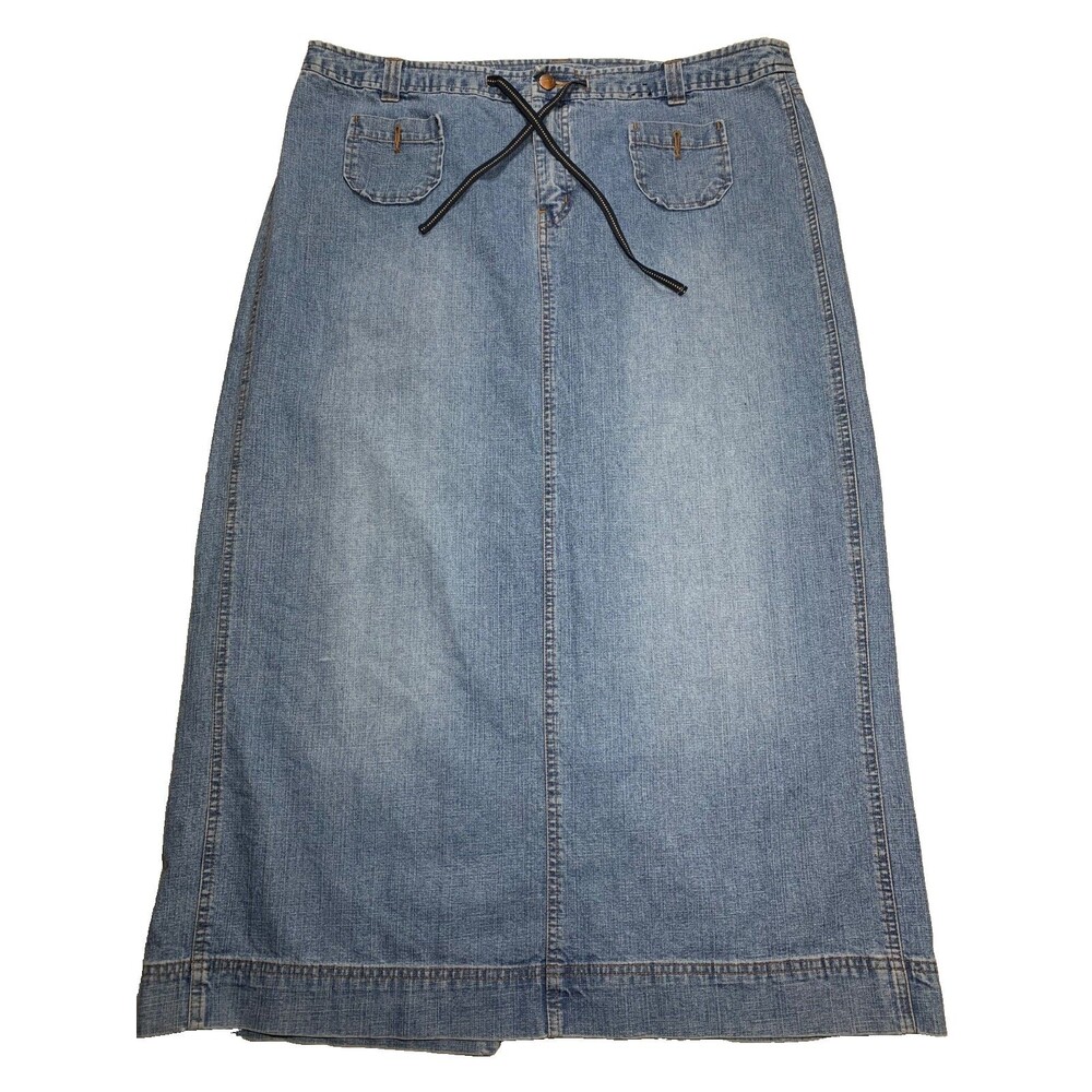 Venezia Jeans Skirt Womens Plus Size 18 Blue Maxi Long Straight Vintage Y2K 90s